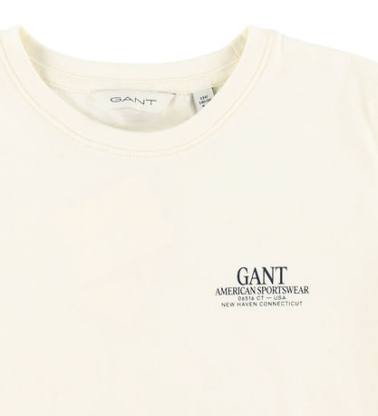 GANT T-shirt - Cream