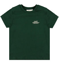 GANT T-shirt - Tartan Green