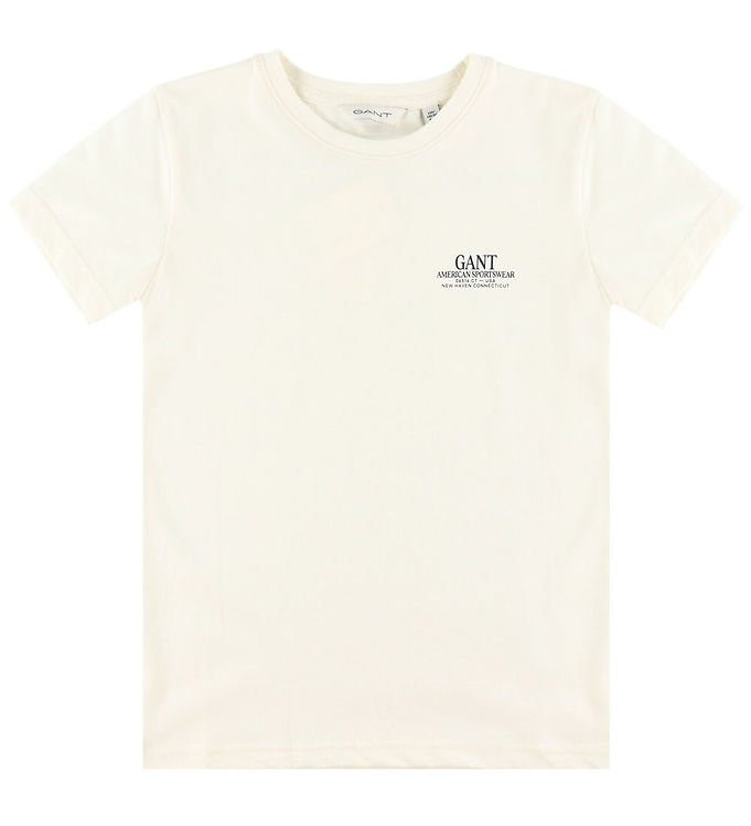 GANT T-shirt - Graphic - Cream