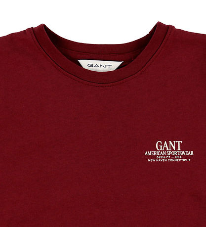 GANT - T-shirt - Graphic - Plumped Red