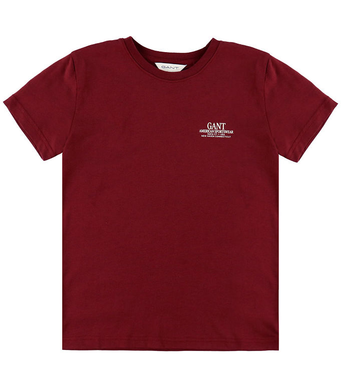 GANT T-shirt - Graphic - Plumped Red