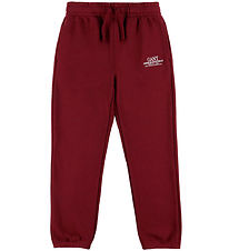 GANT Sweatpants - Graphic-  Plumped Red GANT Sweatpants - Graphic-  Plumped Red