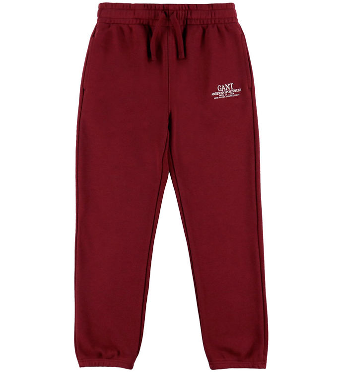 GANT Sweatpants - Graphic- Plumped Red