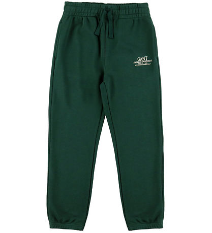 GANT Sweatpants - Graphic - Tartan Green