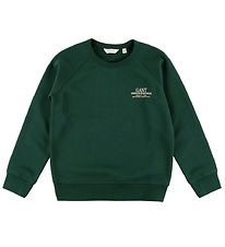 GANT Sweatshirt - Graphic - Tartan Green