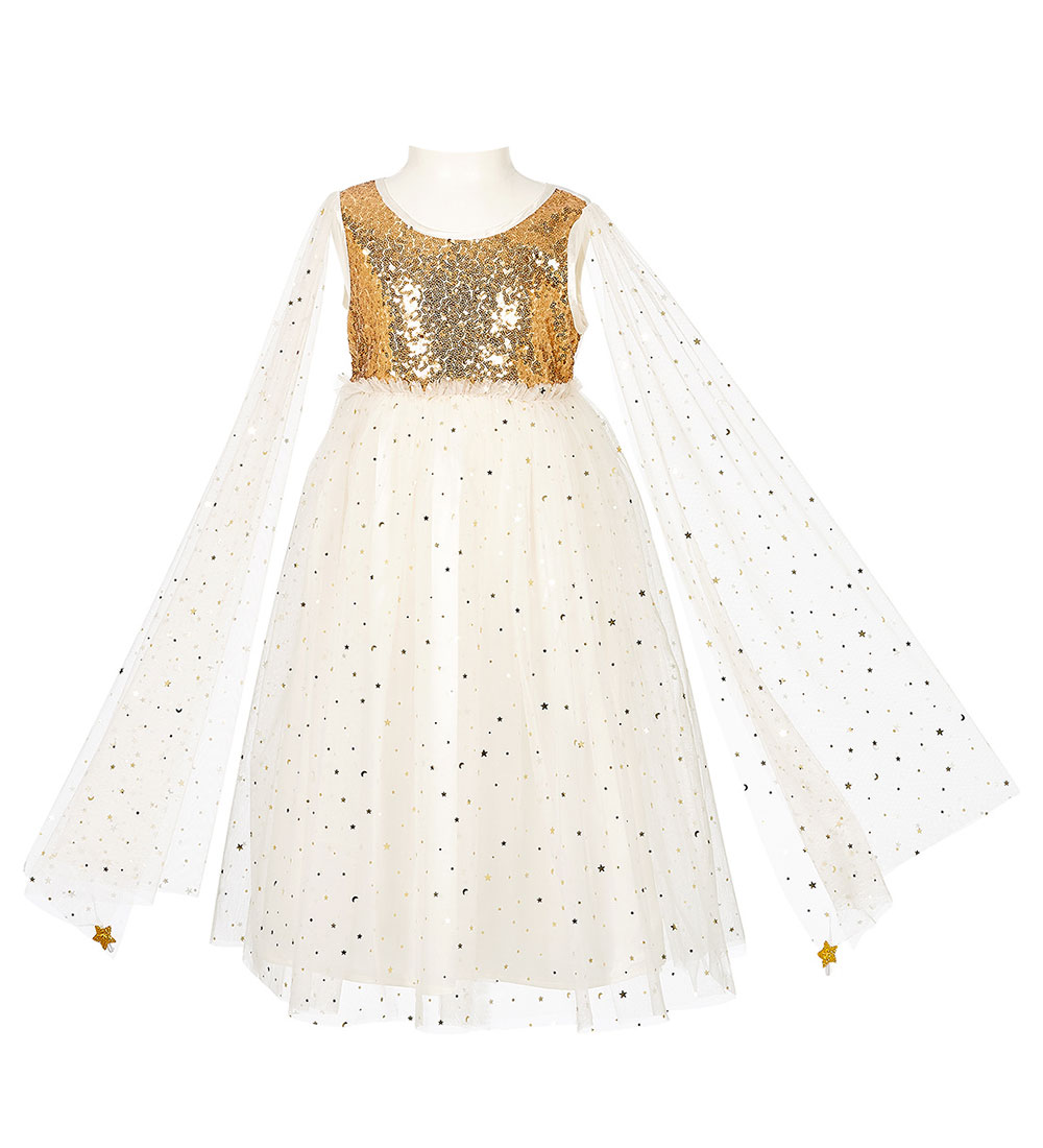 Souza Kostüm - Prinzessin - Dorianne - Weiß/Gold - Souza - 5-7 Jahre (110-122) - Kostüme