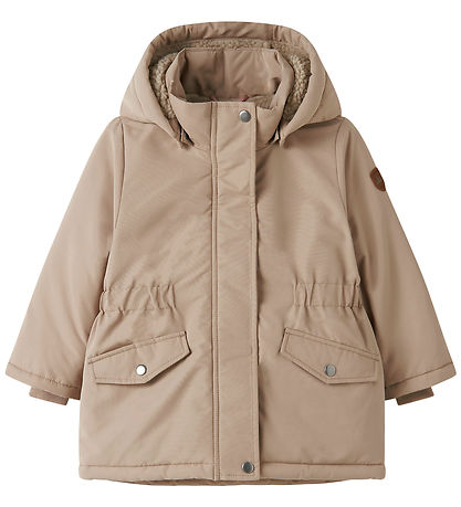Name It Vinterjakke - Parka - NmfMarlow - Silver Mink
