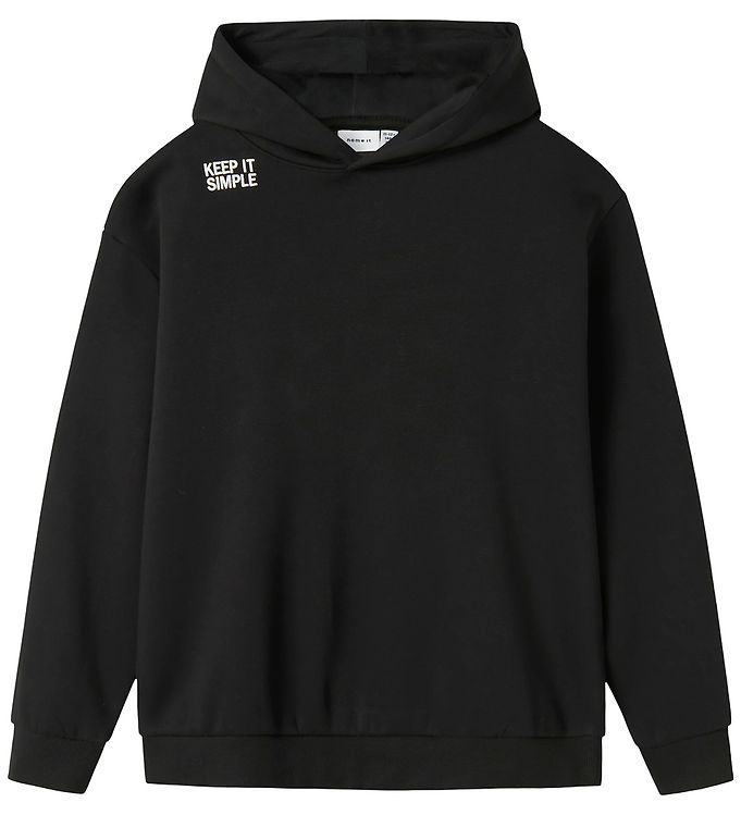 Name It Hættetrøje - NkmBronx - Black