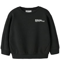 Name It Sweatshirt - NmmOkian - Black Name It Sweatshirt - NmmOkian - Black