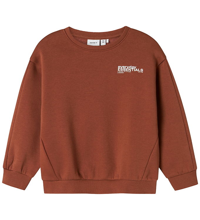 Name It Sweatshirt - NmmOkian - Carob Brown