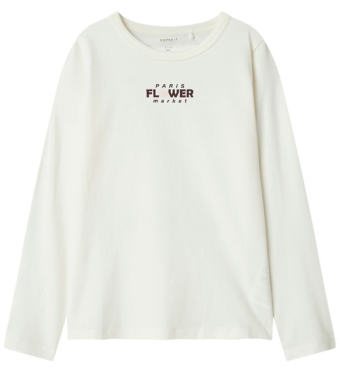 Name It Bluse - NmfOslina - Cloud Dancer