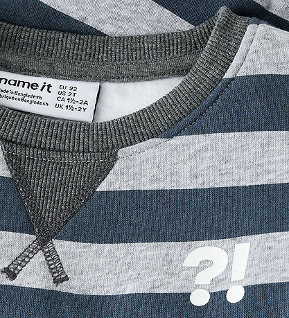 Name It Sweatshirt - NmmOvillo - Light Grey Melange