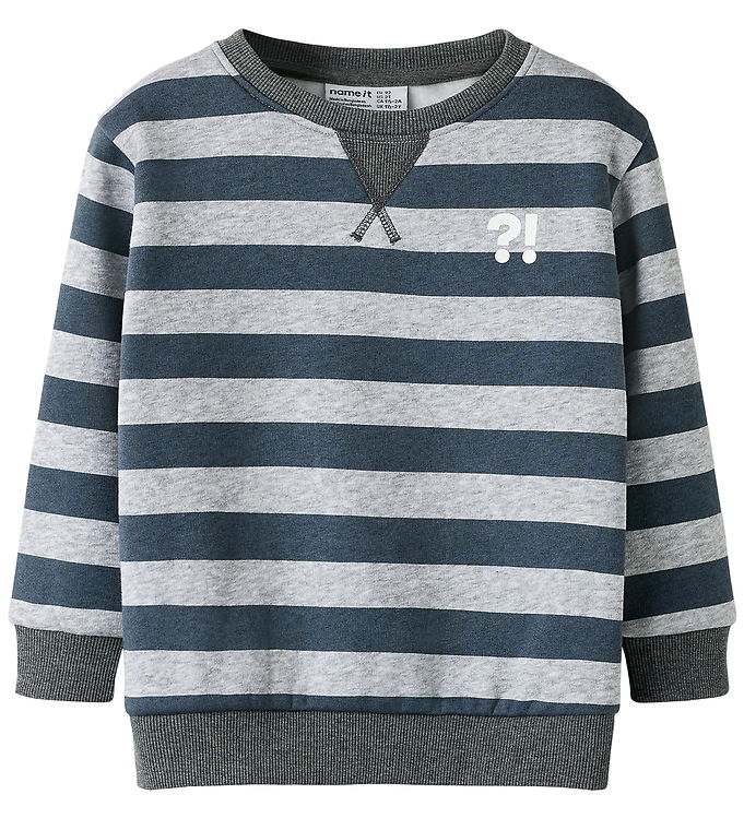 Name It Sweatshirt - NmmOvillo - Light Grey Melange