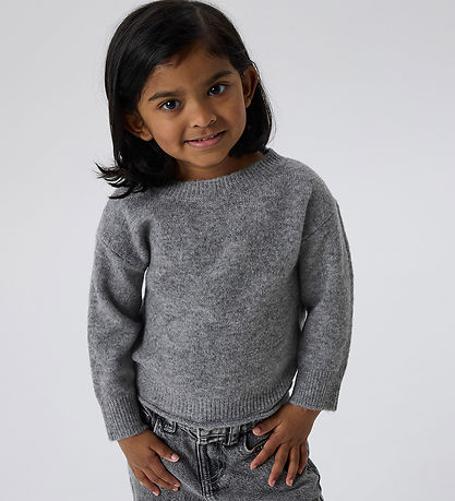 Name It Bluse - Strik - NmfOriane - Grey Melange