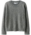 Name It Bluse - Strik - NkfOriane - Grey Melange