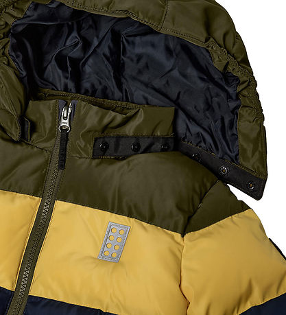 LEGO® Wear Dynejakke - LWJipe 705 - Yellow/Navy/Army