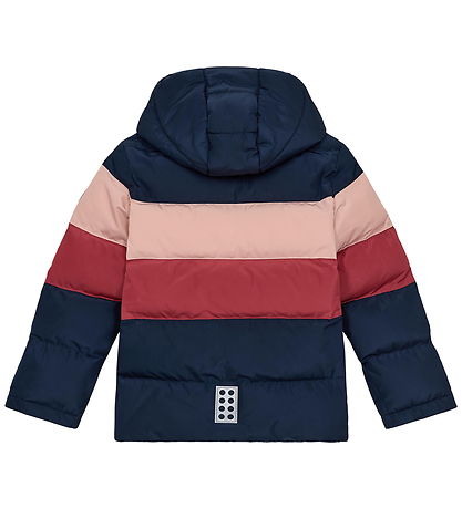 LEGO® Wear Dynejakke - LWJipe 705 - Navy/Dark Rose/Rose/