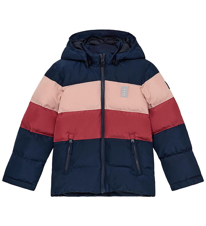 LEGOÂ® Wear Dynejakke - LWJipe 705 - Navy/Dark Rose/Rose/