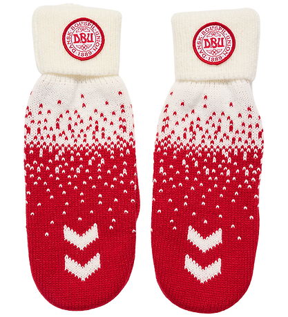 Hummel Vanter- Strik - hmlDBU Fan XMAS - Tango Red