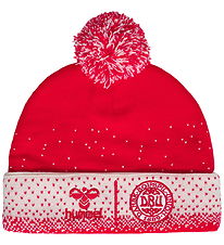 Hummel Hue - Strik - Kids -  hmlDBU Fan Xmas Beanie - Tango Red