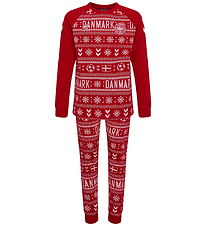 Hummel Nattøj - hmlDBU Fan XMAS Pyjamas - Tango Red