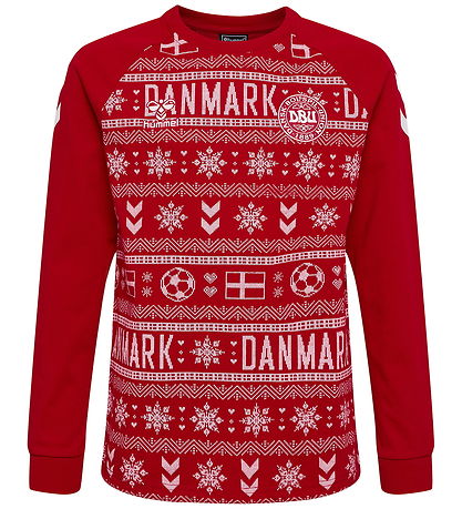 Hummel Nattøj - hmlDBU Fan XMAS Pyjamas - Tango Red