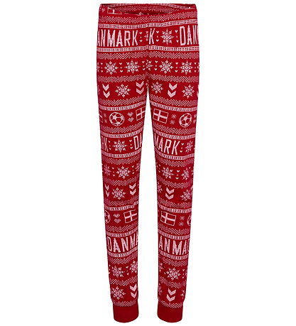 Hummel Nattøj - hmlDBU Fan XMAS Pyjamas - Tango Red