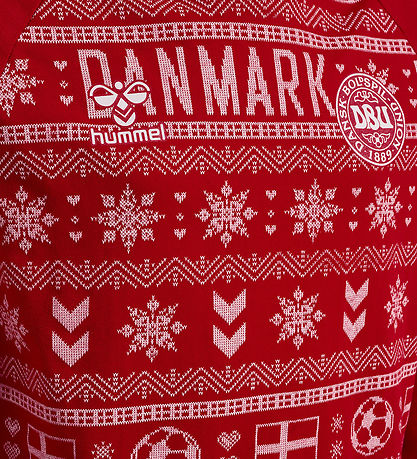 Hummel Nattøj - hmlDBU Fan XMAS Pyjamas - Tango Red