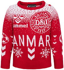 Hummel Bluse - Strik - hmlDBU Fan XMAS - Tango Red