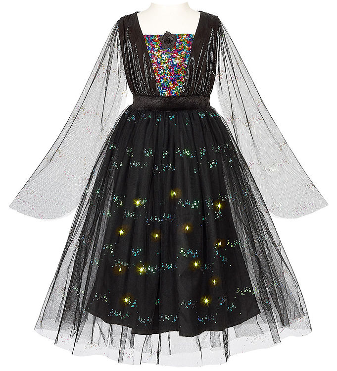 Souza Udklædning - Fe m. Lys - Agatha - Sort