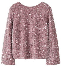 Name It Bluse - NkfRusitta - Keepsake Lilac/Black Bow Name It Bluse - NkfRusitta - Keepsake Lilac/Black Bow