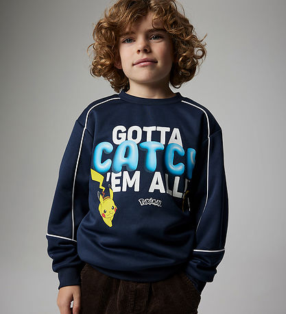 Name It Sweatshirt - NkmSidney - Pokemon - Insignia Blue
