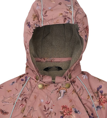 Mikk-Line Flyverdragt - AOP - Floral - Burlwood