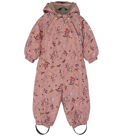 Mikk-Line Flyverdragt - AOP - Floral - Burlwood