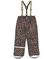 Mikk-Line Ski Pants w. Suspenders - AOP - Leo