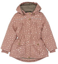 Mikk-Line Vinterjakke - Polyester - Burlwood m. Glitter Blade