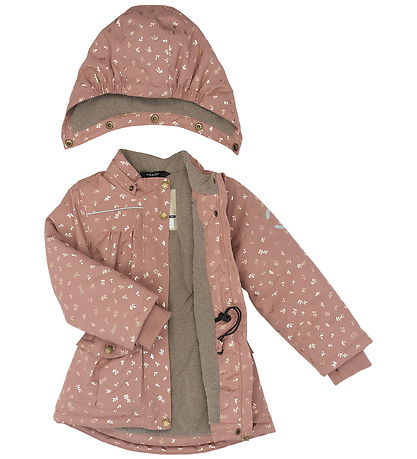 Mikk-Line Vinterjakke - Polyester - Burlwood m. Glitter Blade