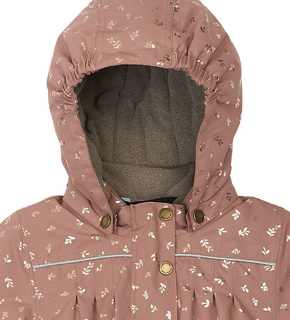 Mikk-Line Vinterjakke - Polyester - Burlwood m. Glitter Blade