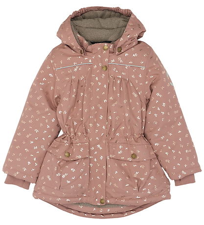 Mikk-Line Vinterjakke - Polyester - Burlwood m. Glitter Blade