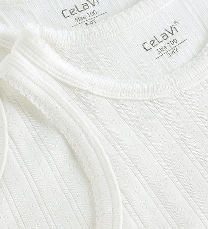 CeLaVi Undertrøjer - 2-pak - Marshmallow White