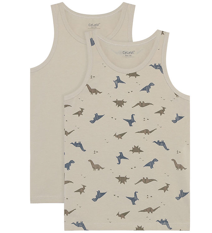 CeLaVi Undertrøjer - 2-pak - Silver Lining