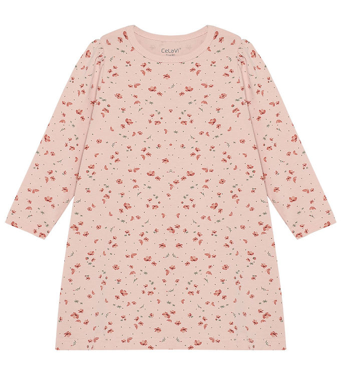 CeLaVi Natkjole - AOP - Sepia Rose