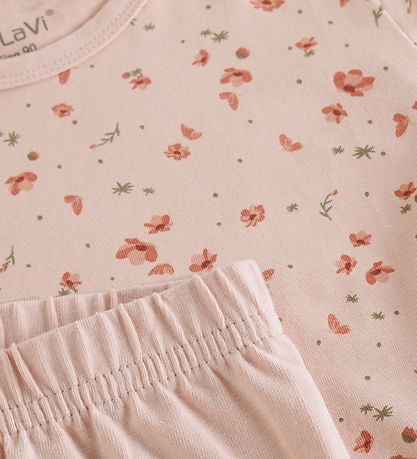 CeLaVi Nattøj - AOP - 2-delt - Sepia Rose
