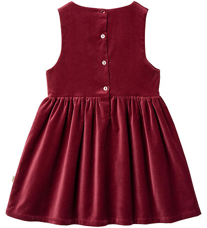 Wheat Kjole - Velour - Thelma - Ruby Red
