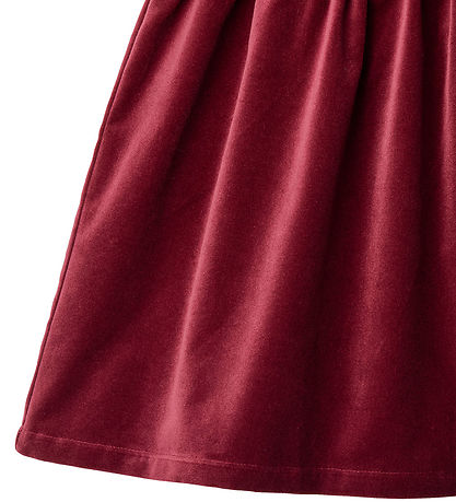 Wheat Kjole - Velour - Thelma - Ruby Red