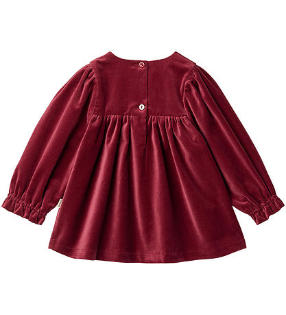 Wheat Kjole - Velour - Elvira - Ruby Red