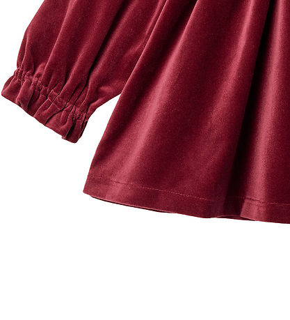 Wheat Kjole - Velour - Elvira - Ruby Red