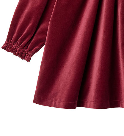 Wheat Kjole - Velour - Elvira - Ruby Red