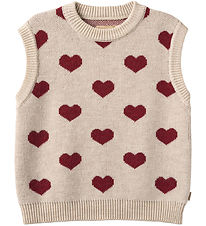 Wheat Blouse - Knitted - Gaby - Offwhite Melange