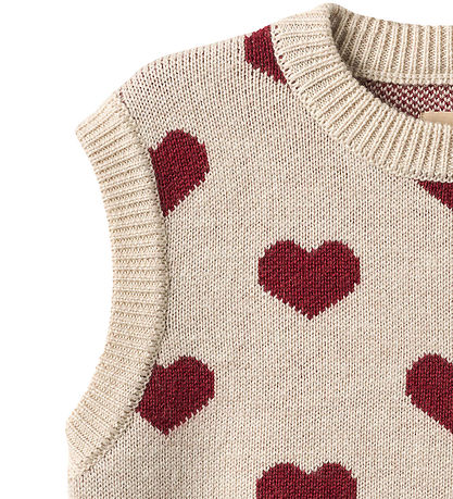 Wheat Blouse - Knitted - Gaby - Offwhite Melange